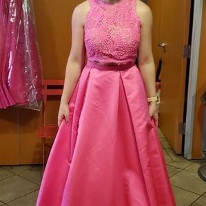 Jovani Hot Pink Prom Dress